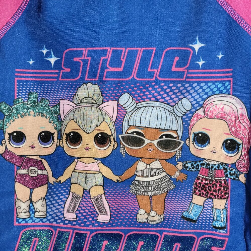 Lol Surprise, 2-piece Swimsuit, Pink & Blue | Size 10/12